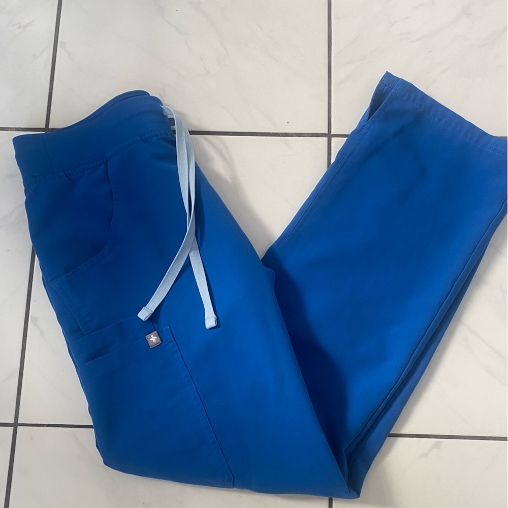 Figs Royal Blue Kade scrub pant XS-P